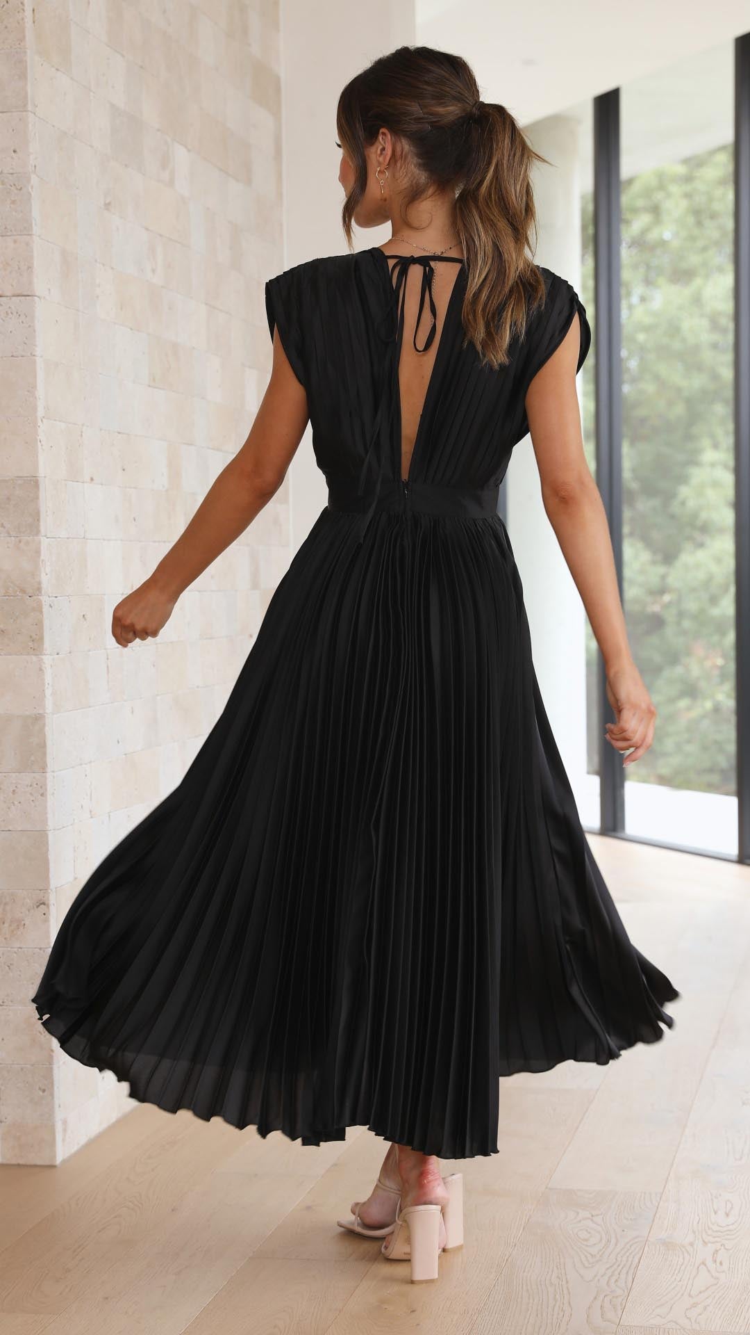 Gaia™ | Elegante Abito Plissettato