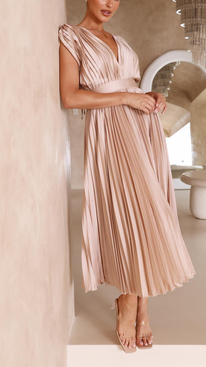 Gaia™ | Elegante Abito Plissettato