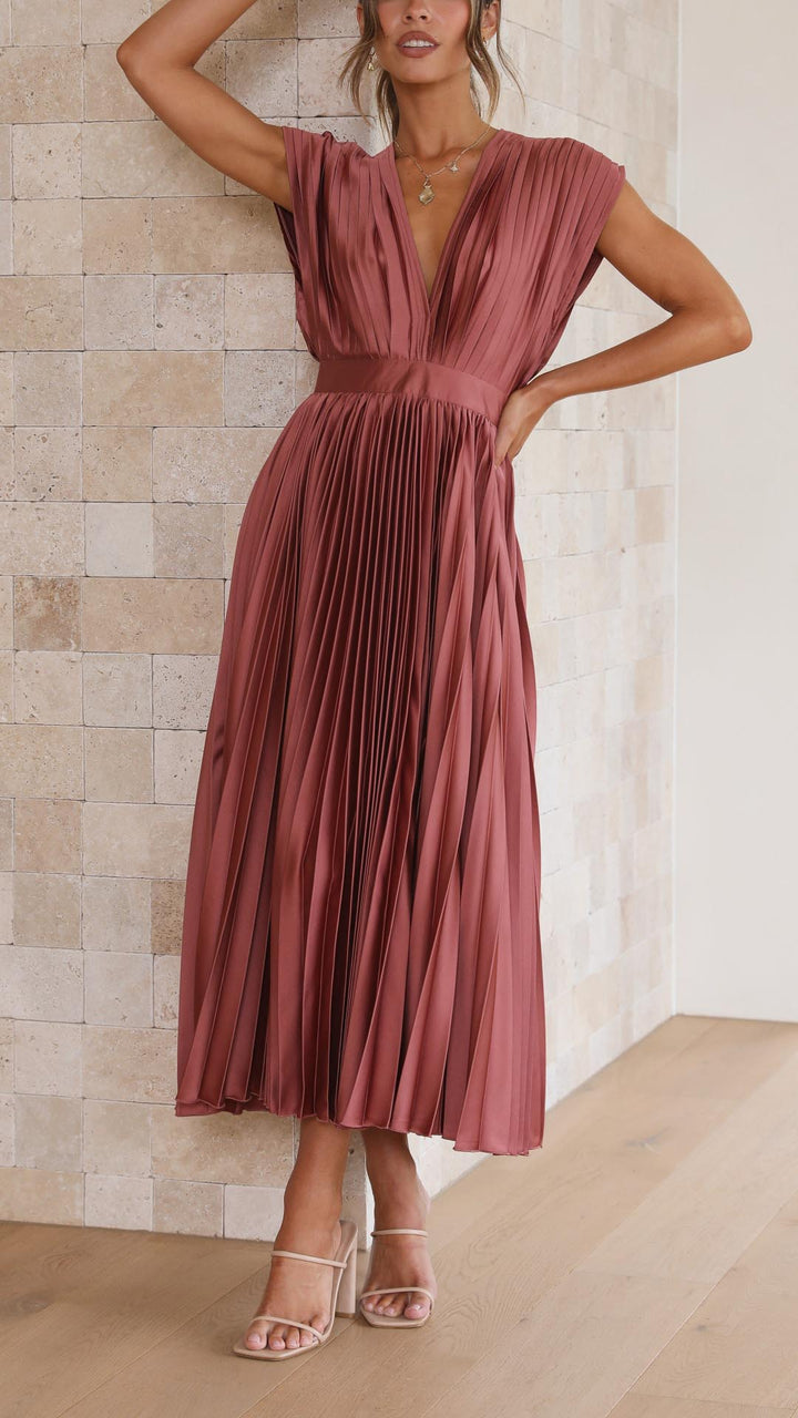 Gaia™ | Elegante Abito Plissettato