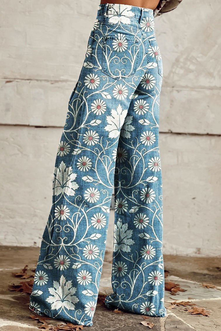 De Luca Moda  | Pantaloni Boho Vintage
